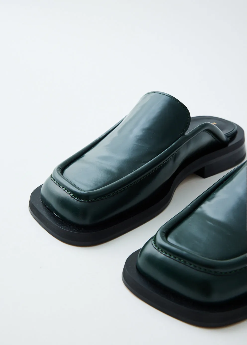 Square Loafer Mule