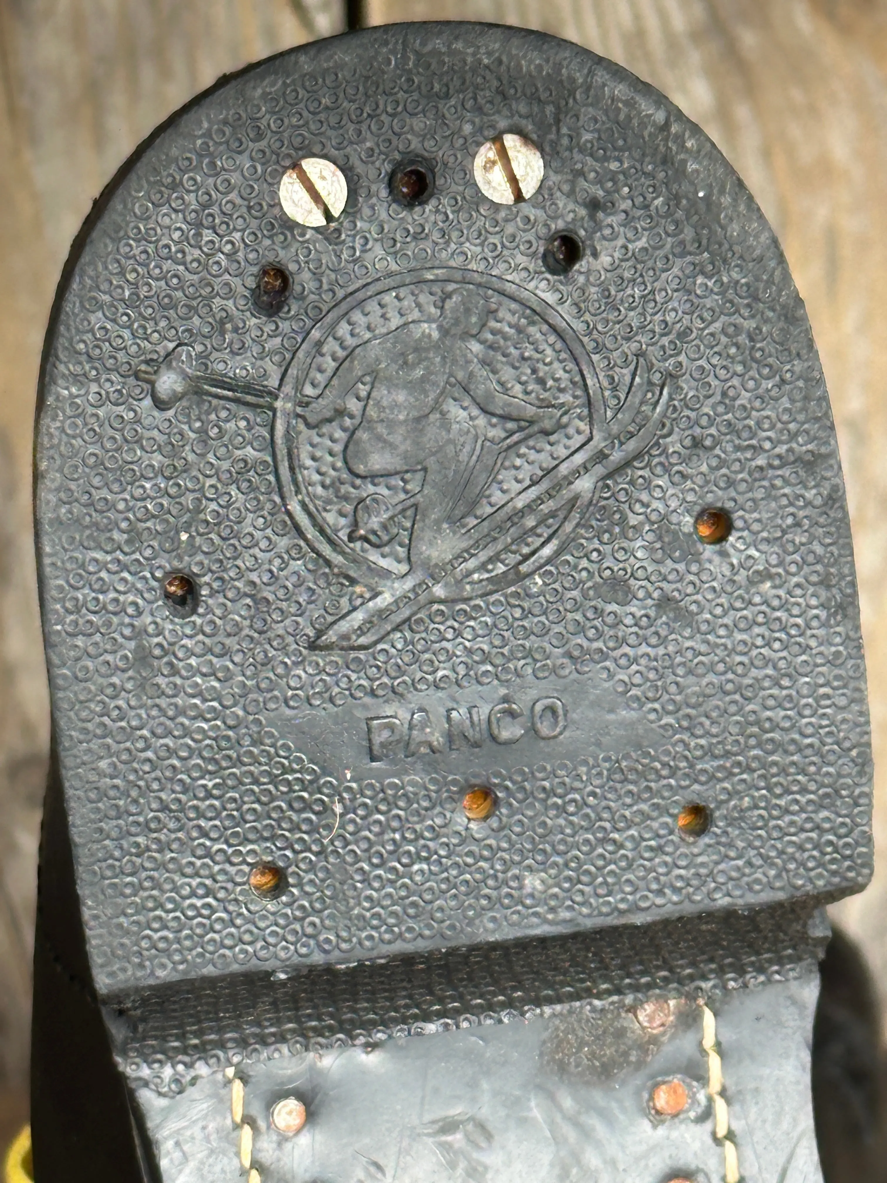 Square Toe Leather Ski Boots