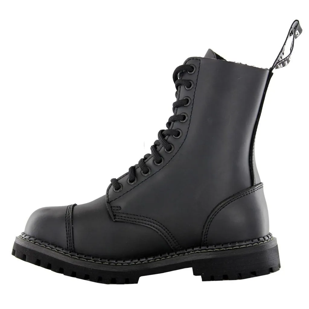 Stag Cs Derby Black Unisex Ankle Steel Toe Boots