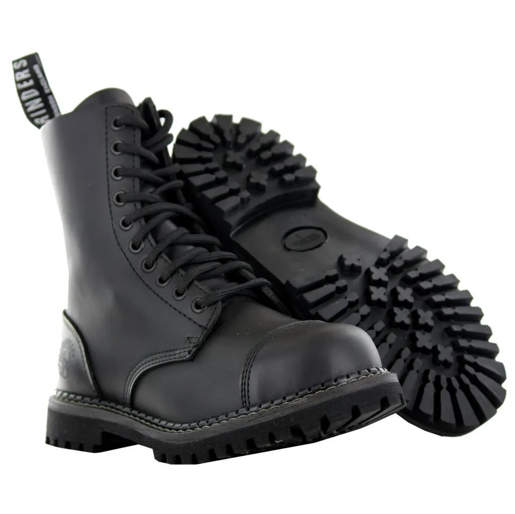 Stag Cs Derby Black Unisex Ankle Steel Toe Boots