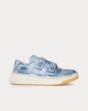 Steffey Cities Velcro Strap Midnight Blue Low Top Sneakers
