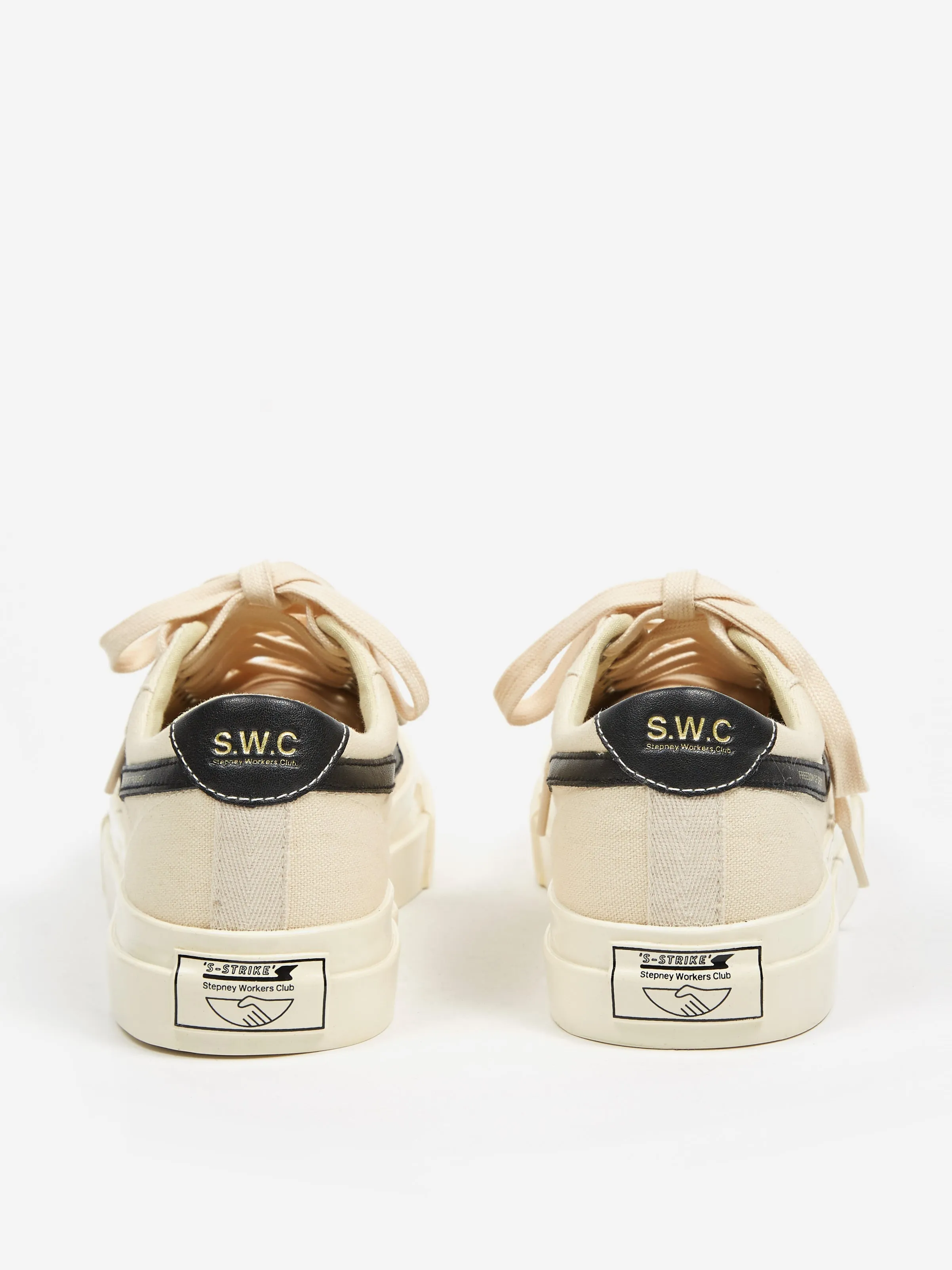 S.W.C Stepney Workers Club Dellow S-Strike Canvas - Ecru/Black