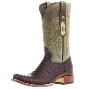 Tanner Mark Men's Caiman Belly Green Top