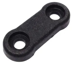 TOE STRAP PLATE BLACK 38MM