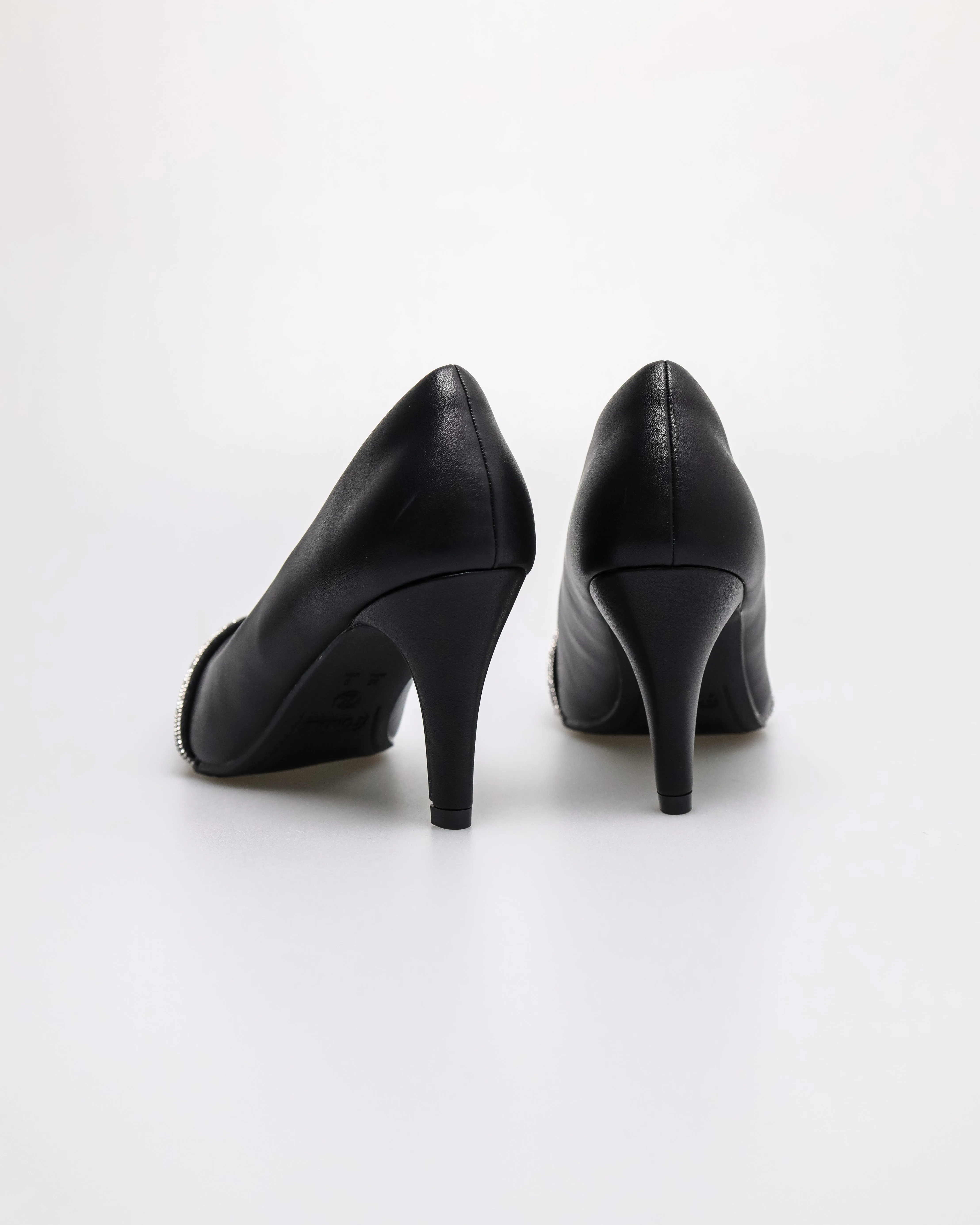 Tomaz NN516 Ladies Glitter Band Heels