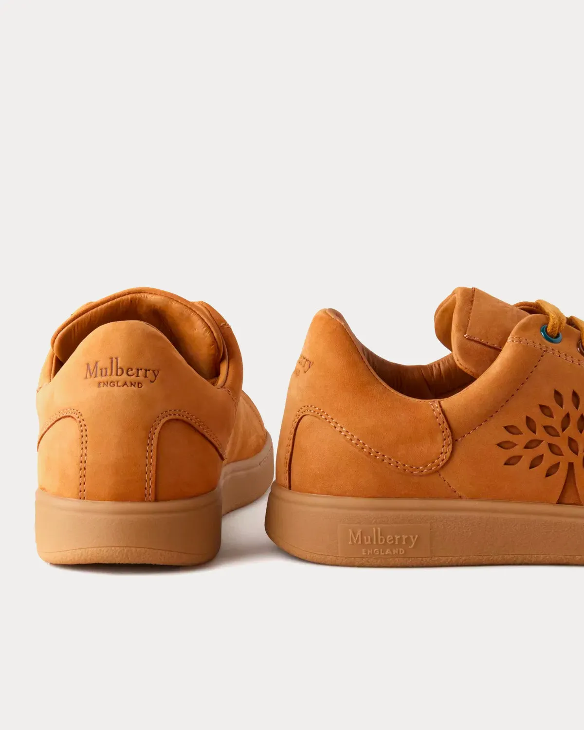 Tree Tennis Mixed Material Teak Low Top Sneakers
