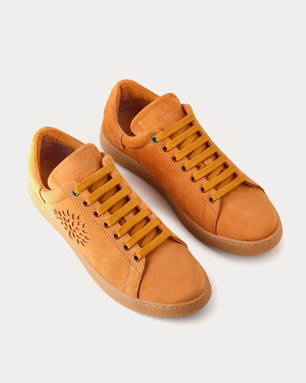 Tree Tennis Mixed Material Teak Low Top Sneakers