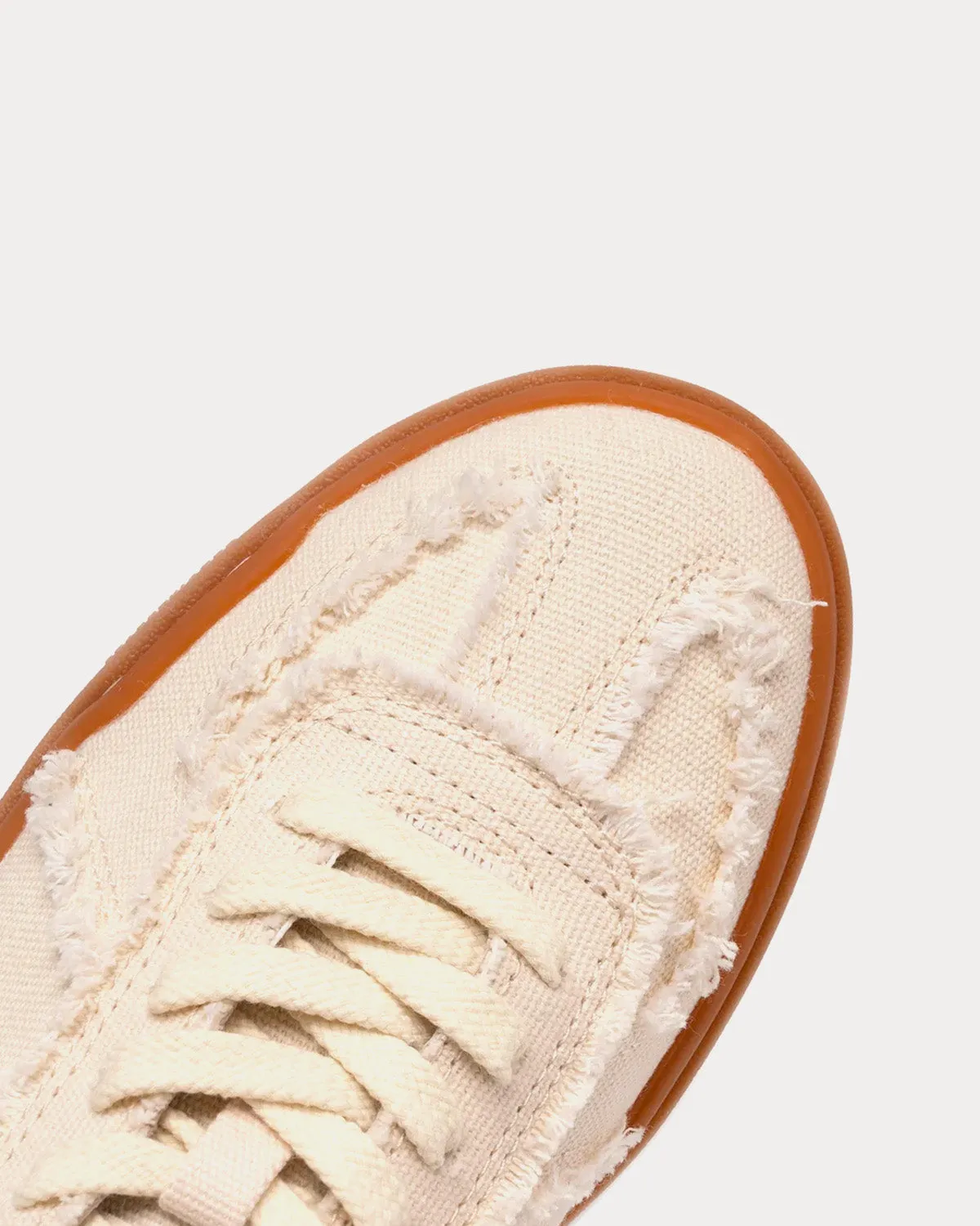 Urban German Canvas Off-White Low Top Sneakers