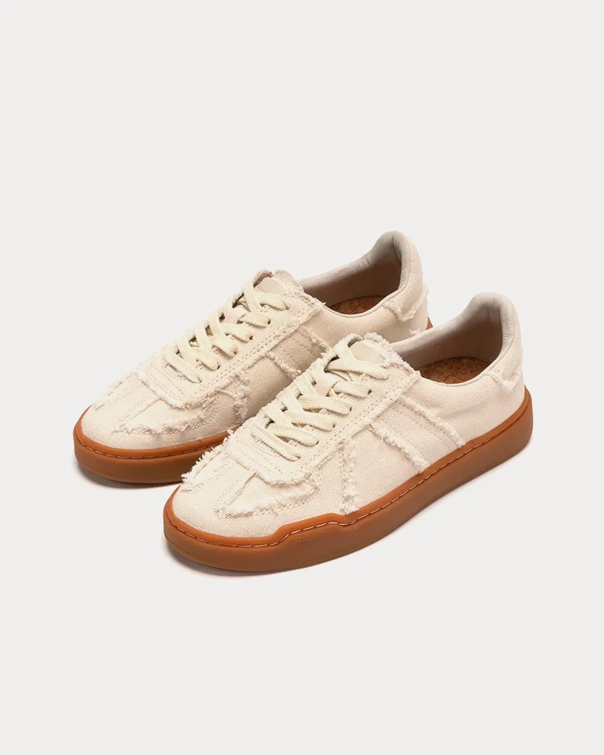 Urban German Canvas Off-White Low Top Sneakers