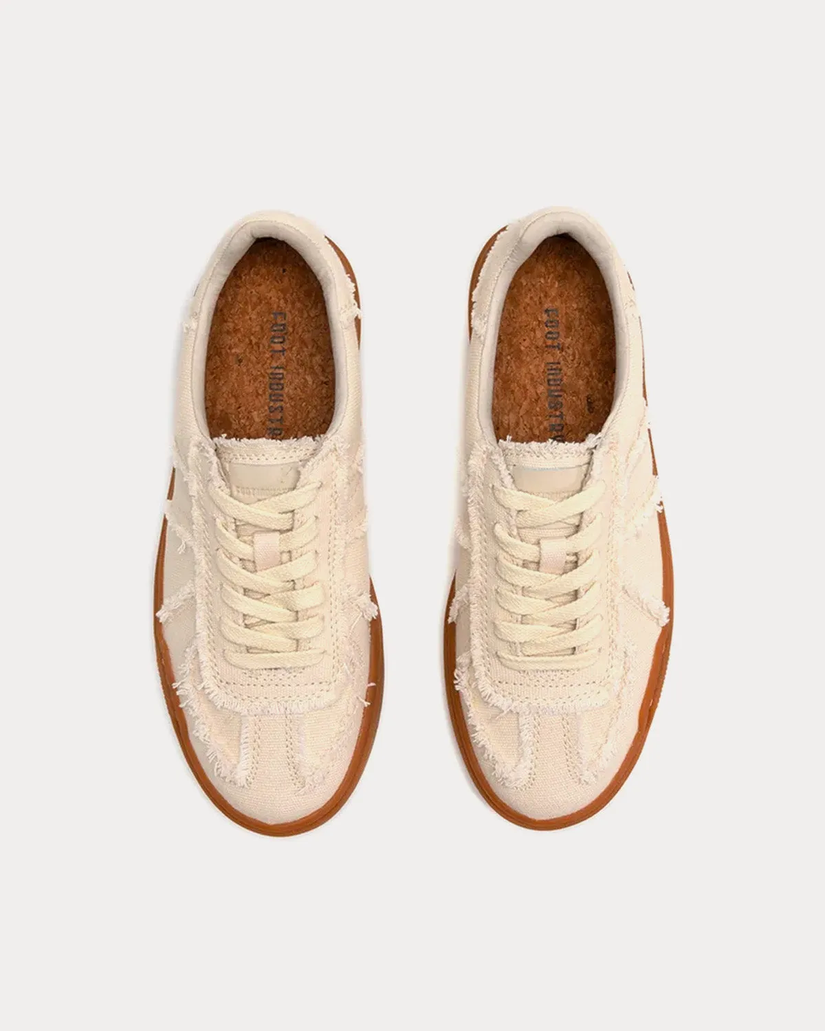 Urban German Canvas Off-White Low Top Sneakers