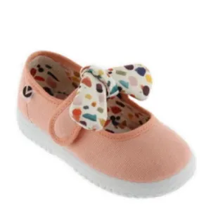 Victoria Girl's Printed Bow Mary Jane, Coralina