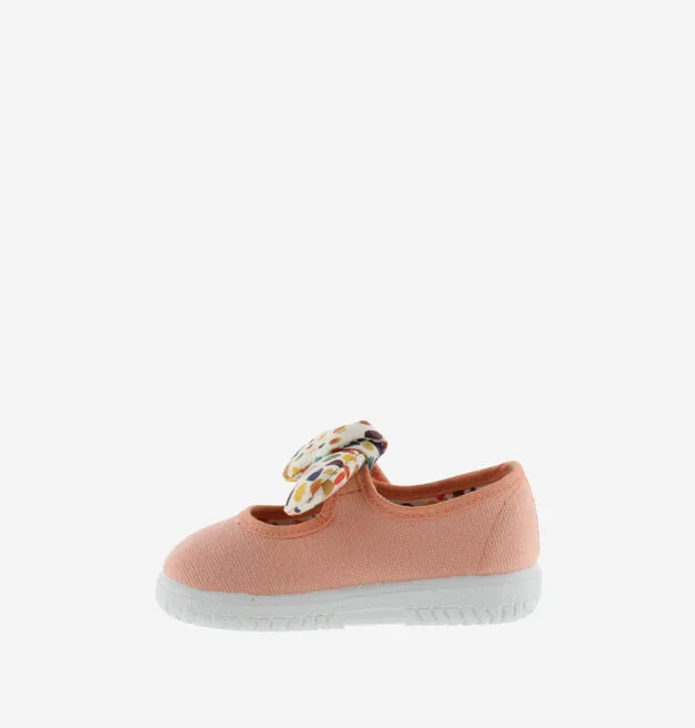 Victoria Girl's Printed Bow Mary Jane, Coralina
