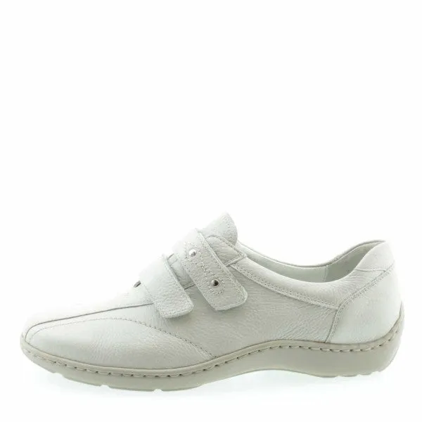 Waldlaufer Women's Henni Velcro Shoe White