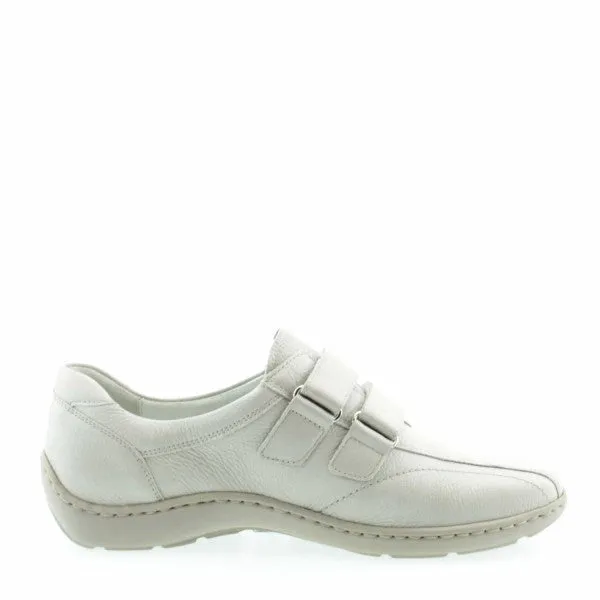 Waldlaufer Women's Henni Velcro Shoe White