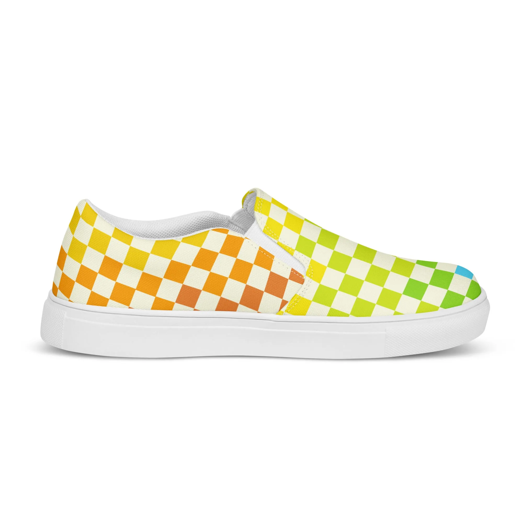 Warm & Cool Check Women’s slip-on canvas shoes