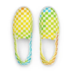 Warm & Cool Check Women’s slip-on canvas shoes