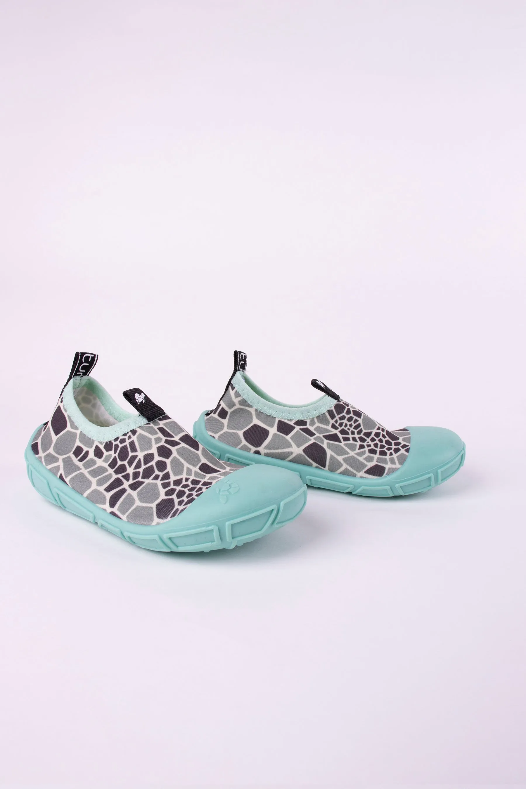 Water Shoes in Aqua & Shell Print