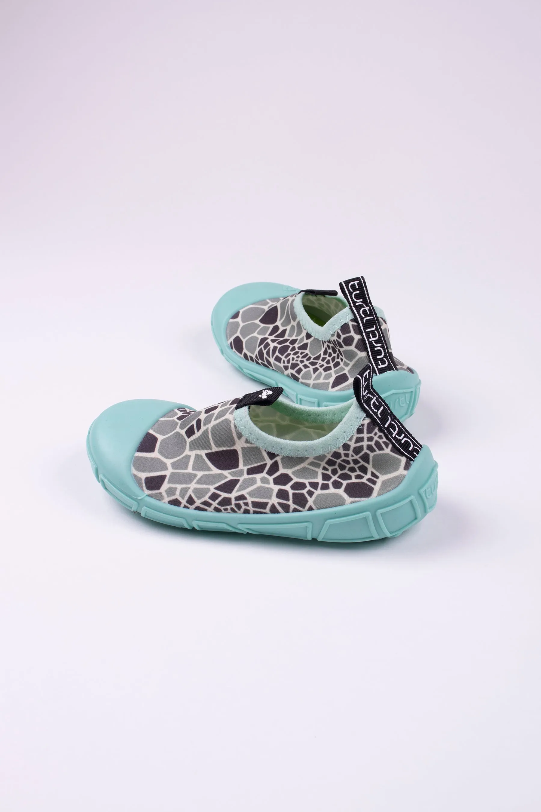 Water Shoes in Aqua & Shell Print