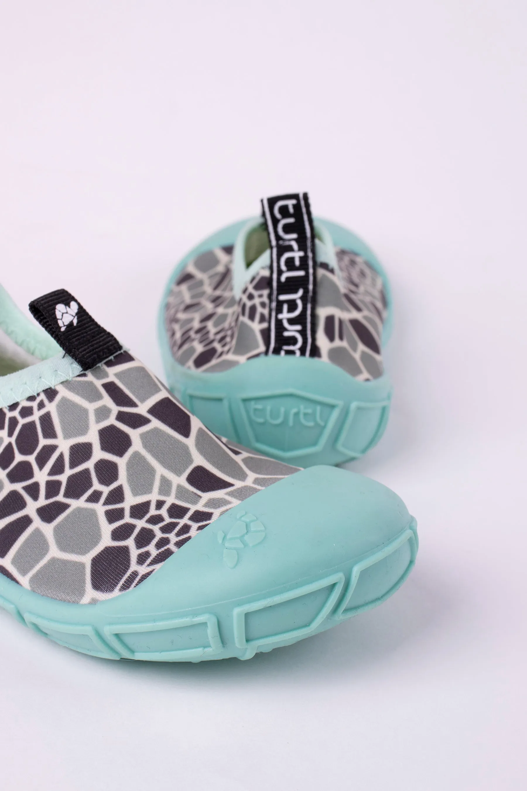 Water Shoes in Aqua & Shell Print