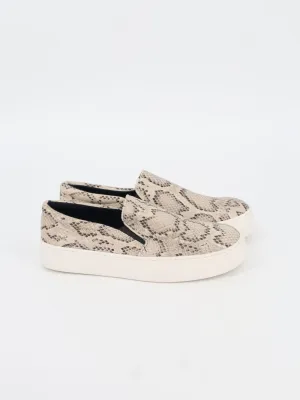 Women's Printed Slip On Shoes,Light Beige